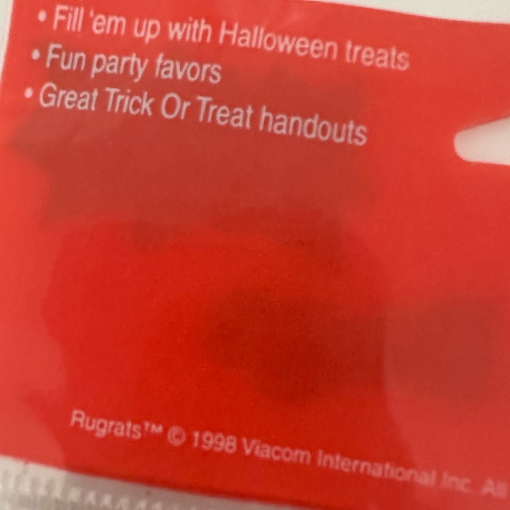 New Vintage Rug Rats Halloween Treat Bags American Greetings 1998 - Picture 3 of 3